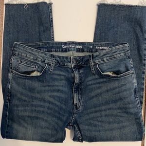 Calvin Klein Women’s Slim Boyfriend Jeans Size: 12